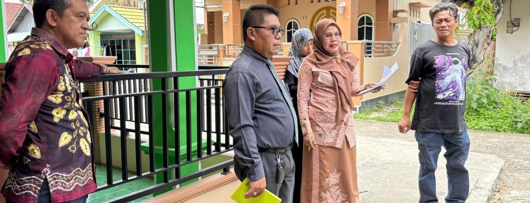 Wujudkan Kepastian Hukum, Ketua PA Banjarbaru Pimpin Konstatering di Lapangan